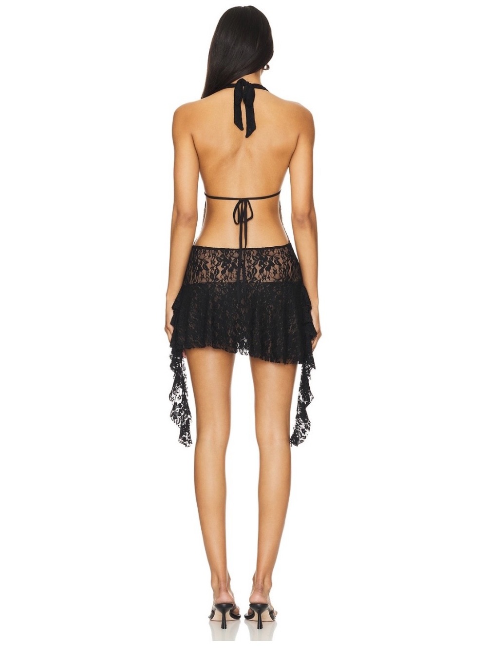 I.AM.GIA Lace Mini Dress in Black - Picture 2 of 2